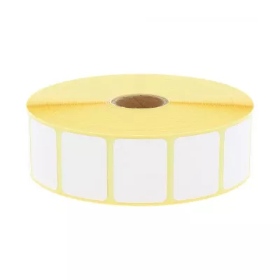 Étiquettes Thermiques 20x20 – Rouleau de 3000 étiquettes avec mandrin 40 mm